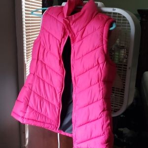 Hot pink vest